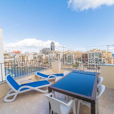 Amazing Views Of Spinola Bay In Heart Of Stjulians-Hosted By Sweetstay San Julián Exterior foto
