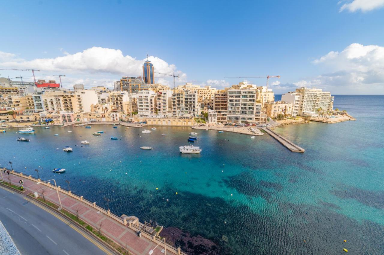Amazing Views Of Spinola Bay In Heart Of Stjulians-Hosted By Sweetstay San Julián Exterior foto