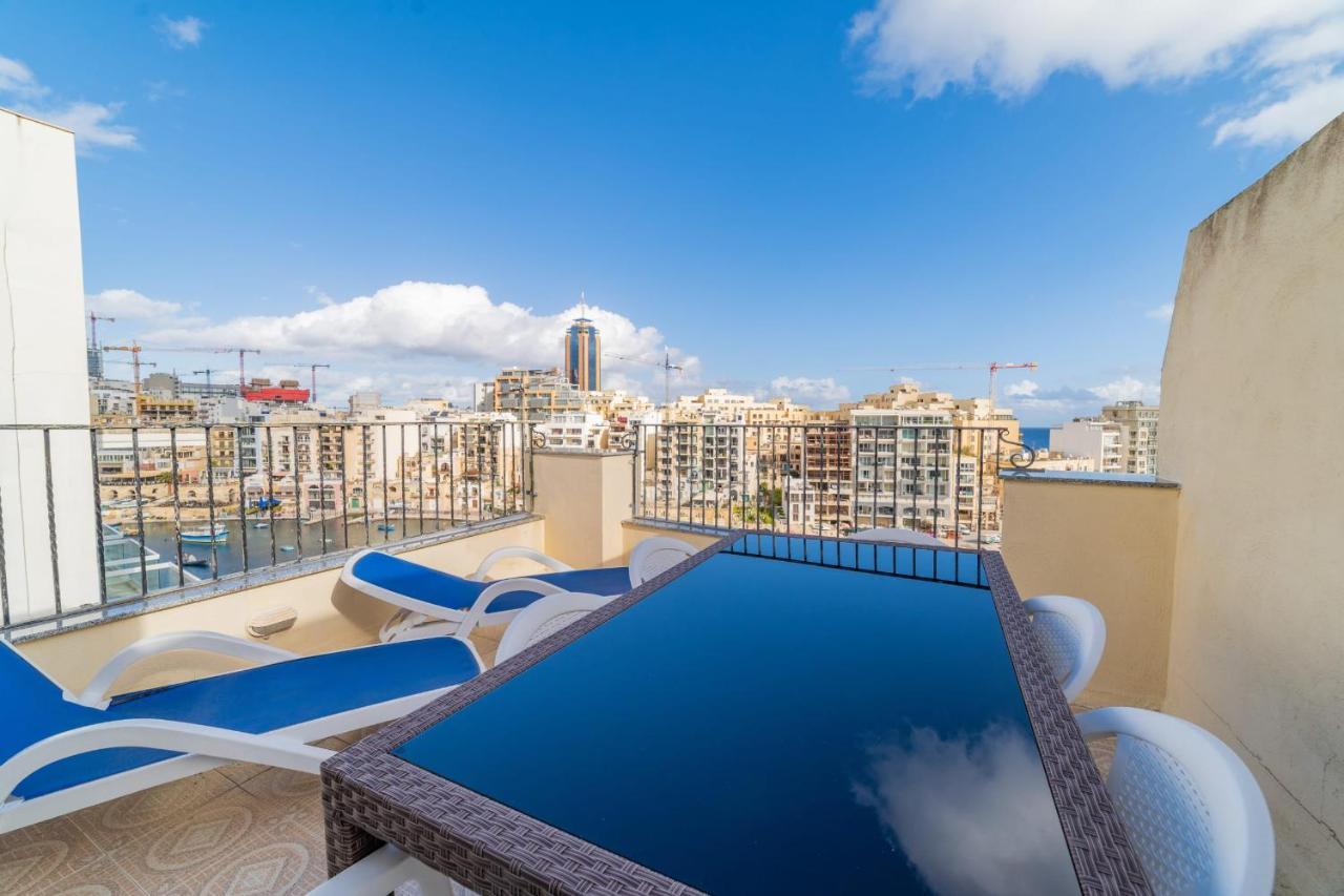 Amazing Views Of Spinola Bay In Heart Of Stjulians-Hosted By Sweetstay San Julián Exterior foto